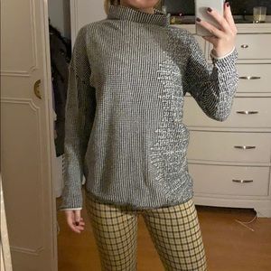 Asymmetric Hem Novelty Sweater